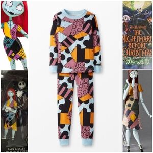 NWT Nightmare Before Christmas Pajamas| Sally Rag Doll Cosplay Costume Halloween